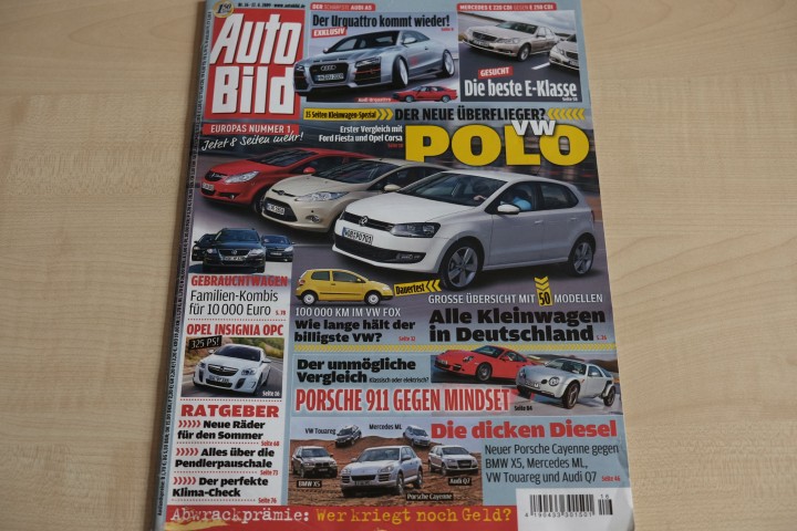 Deckblatt Auto Bild (16/2009)